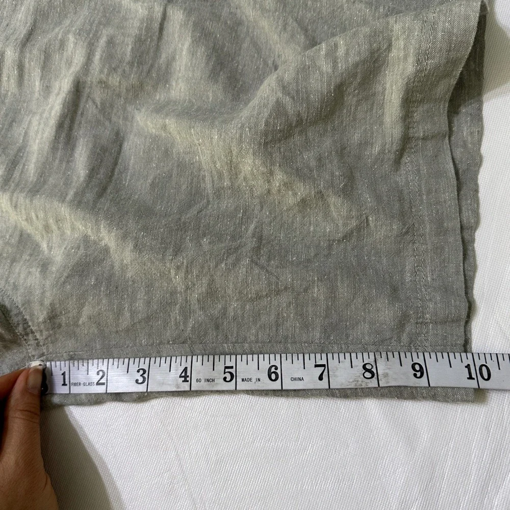Patagonia Mens Lightweight Organic Work Wear Hemp Shorts Gray Size 36 Inseam 10